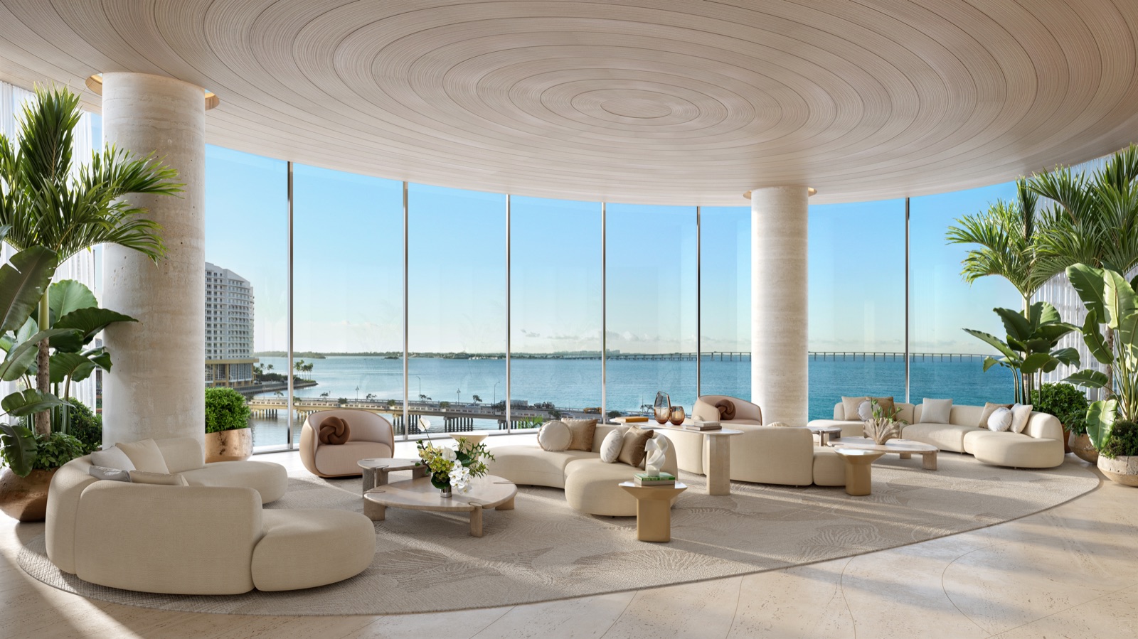 Owners Lounge with bay views and concierge team.