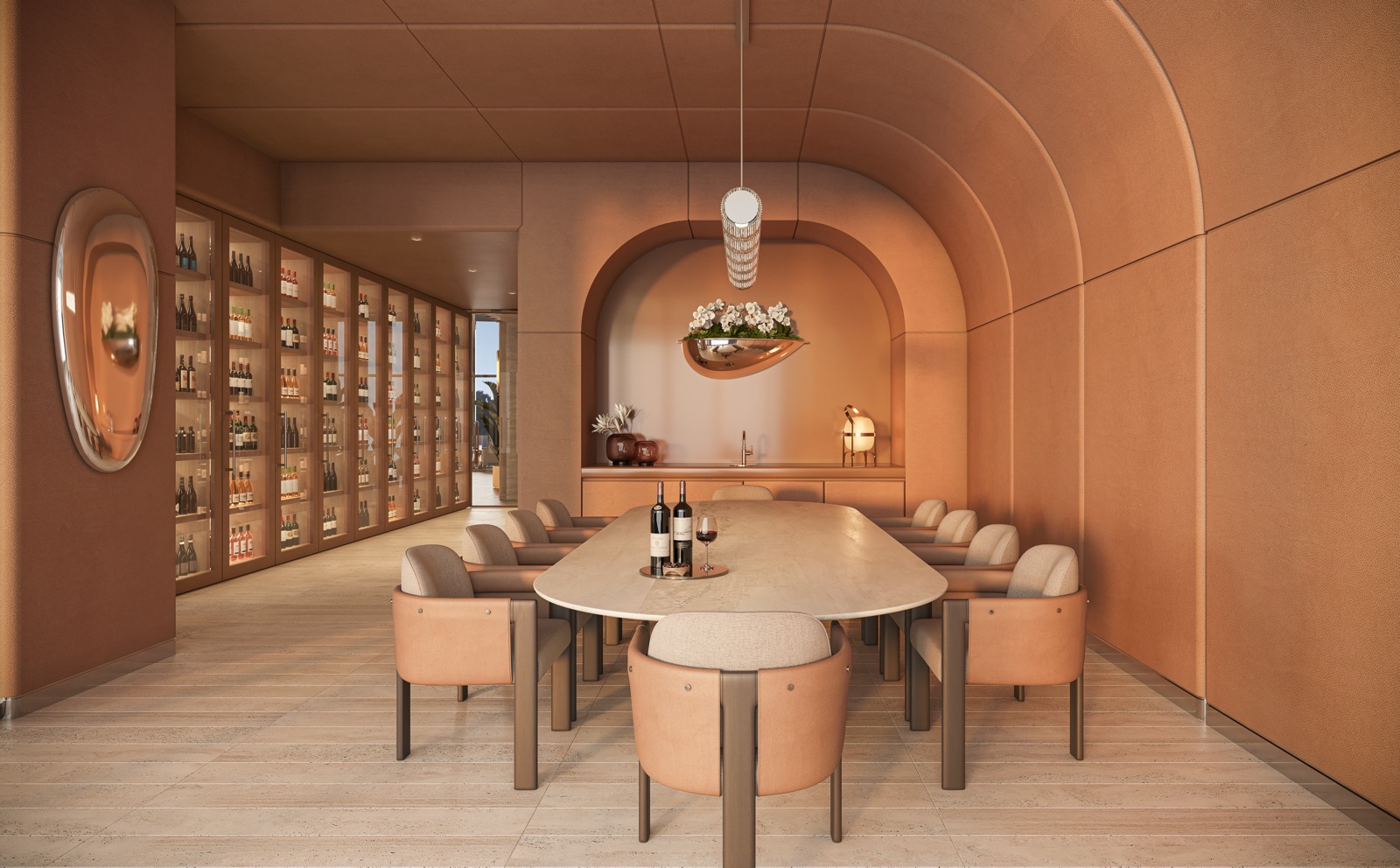 Private Wine Cellar & Lounge.